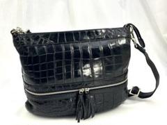 美品 PRECIOUS PRESTIGE 2wayショルダーバッグ レザー 黒 I・E・I SELECTION ＜ダイヤモンド・ブラック＞高級