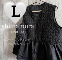 しまむら RIVIETTA ペプラム キルティング コート キルト 黒 M しまむら RIVIETTA ペプラム キルティング コート キルト 黒 M