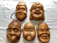 2025年最新】能面 木彫りの人気アイテム - メルカリ