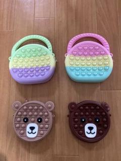 猫・プッシュポップ・シリコンポーチ2点 プッシュポップポーチねこ カラフルの商品ページ｜卸・仕入れ