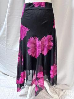 ❤️USED❣️美品❣️社交ダンス　ミディアムスカート　花柄❤️ 楽天市場】社交ダンス スカート 花柄 ロングの通販