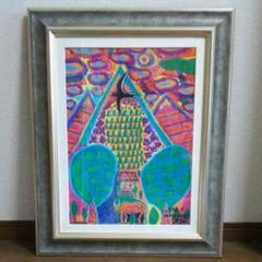 天才放浪画家　淀屋橋ゴッホ【夕焼け】希少原画 天才放浪画家 淀屋橋ゴッホ【夕焼け】希少原画 - メルカリ