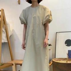韓国立体裁断美ラインワンピース カスタネ アメリヴィンテージ ザラ コカ