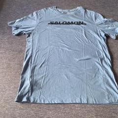 SALOMON ブルー Tシャツ Mサイズのサムネイル