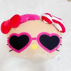 日焼けキティ アベイル ぬいぐるみ サングラス ハートサングラスぬいぐるみクッション アベイルキティ 日焼け