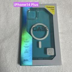 iPhone14 Plus 用 ケース マグネット搭載 半透明 6.7インチ