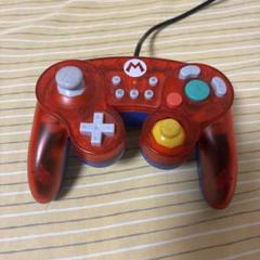 マリオデザイン 透明赤 コントローラー