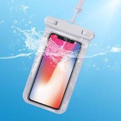 スマホ 防水ケース スマホ用 プール 海 首掛け 防塵 6.9インチ