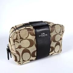 【未使用】COACH コーチ ミニポーチ シグネチャー ミラー付 手のひらサイズ 2025年最新】coachミニポーチの人気アイテム - メルカリ
