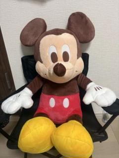ミッキーマウス 赤いほっぺ　グランデ　ぬいぐるみ　おすわりVer.