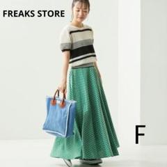 【新品タグ付】FREAKS STORE レトロチェックフレアスカートF