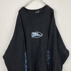 USA古着 00s y2k no fear フェード ロンT 長袖Tシャツ