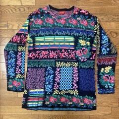OLD KENZO 花柄・チェック柄 長袖ニット（楽天市場】花柄 ニット