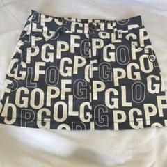 パーリーゲイツ PEARY GATES ロゴプリントゴルフスカート Lサイズ