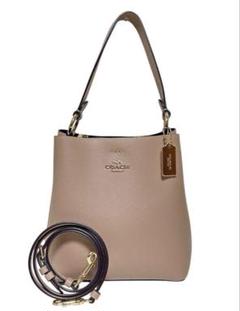 COACH タウンバケットバッグ ベージュ COACH - 新品 コーチ COACH ハンドバッグ タウン バケット