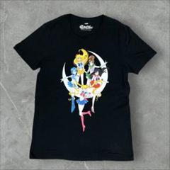 アニメプリントロンt 古着　y2k Mサイズ MRU tシャツ 2024AW 古着風 ヴィンテージカフェ 袖 バック