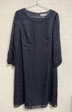 美品【東京ソワールRifanne Liz】15号 3L ワンピース ドレス ラメ 美品【東京ソワールRifanne Liz】15号 3L ワンピース ドレス