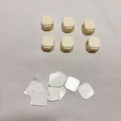 LANMU ケーブルホルダー マグネットクリップ 6個 ホワイト