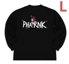 ファットランク　PHATRNK 16923完売　pロゴスタッズ　ロンT 黒　L ファットランク PHATRNK 16923完売 pロゴスタッズ ロンT 黒 L