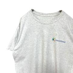 KNIGHTDALE シンプル　ヴィンテージ半袖Tシャツ　グレー　XL