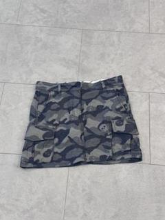 MARK&LONA ブラウンカモフラスカート S MARK&LONA - 【レディース】【25SS】 GAUGE CAMOUFLAGE TRAPEZE