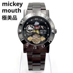 稼働 生誕80周年記念 ラブアワーズ ミッキー 腕時計 機械式 スケルトン952 稼働 生誕80周年記念 ラブアワーズ ミッキー 腕時計 機械式