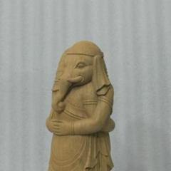 決算大特価中　希少愛の仏像◆香木 歓喜天6寸立◆大聖歓喜天、象鼻天、ガネーシャ 決算大特価中 希少愛の仏像◇香木 歓喜天6寸立◇大聖歓喜天、象