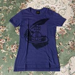 ヴィヴィアン・ウエストウッド アングロマニア　変形　tシャツ　新品タグ付き　紺 ヴィヴィアンウエストウッド アングロマニアVivienne Westwood