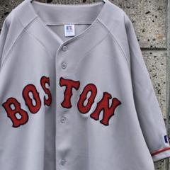 00's MLB ボストン レッドソックス XXL ビジター 古着 ゲームシャツ