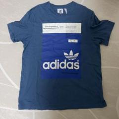 adidas フロントプリント　Tシャツ　XL