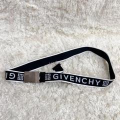 超希少 GIVENCHY VINTAGE レザー ベルト ロゴチャーム ブラック 513b55d8c1cc2b4a619ed345ed984f