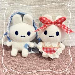 やさうさちゃん リボンマスコット ブルーメイドリボン ギンガムリボン 2点　❺ 2025年最新】やさうさちゃん リボンマスコットの人気アイテム