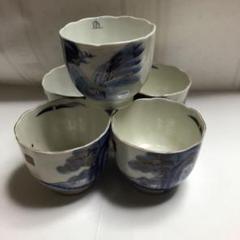 ボウル　小鉢　アンティーク　骨董　工芸品　陶芸　民藝　明治 グリーン器》ボウル・鉢 Φ11.8cm（トルコ／銅釉）[G-44] お椀