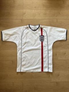 イングランド サッカー シャツ 半袖 Vネック　ユニフォームTシャツ　ユニT