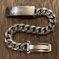 US ヴィンテージ IDブレスレット Speidel BOB 太チェーン