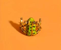 カエルデザインリングフリーサイズ