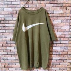 NIKE アースカラー ビッグスウォッシュ半袖Tシャツ213