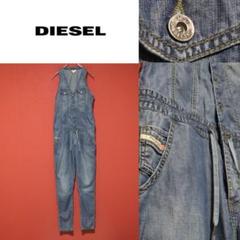 DIESEL ディーゼル タグデザイン デニム オーバーオール つなぎ DIESEL ディーゼル タグデザイン デニム オーバーオール つなぎ