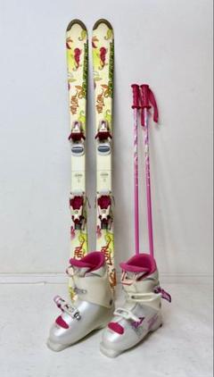 スキーセット　板120cm ブーツ 23cm ストック伸縮式中古 2025年最新】スキー板 120の人気アイテム - メルカリ
