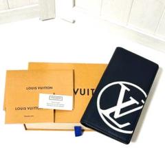 美品 LOUIS VUITTON ヴィトン ポルトフォイユ ブラザ LV 長財布