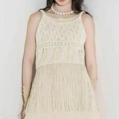 eaphi lacework ami knit bustier