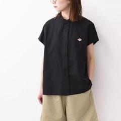 ダントン半袖シャツ　ブラック　タグ付き新品未使用！ DANTON | バックロゴ 半袖ワークシャツ MEN（シャツ/ブラウス