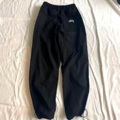 STUSSY USA製 ブラック ナイロン パラシュートパンツ
