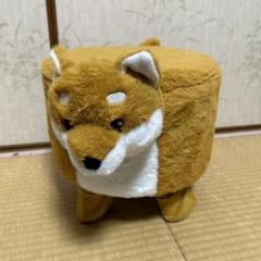 アニマルスツール まろ眉 豆柴 柴犬 椅子 チェア スツール