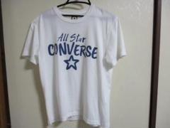 CONVERSE ロゴT コンバース Tシャツ 半袖 丸首 メンズ M 白 夏服