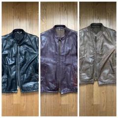 最高級 【未使用/美品】ラムレザーシングルライダー レザージャケット ...