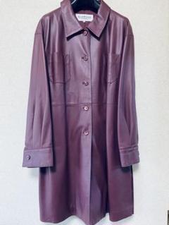 GIVENCHY レザーコート（ワインレッド）サイズ46