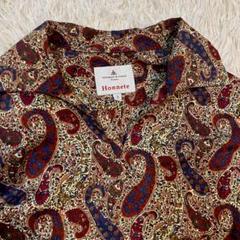 美品】オネット New V Long Cardy ブラック 麻 ポーランド製