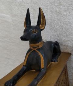 エジプトの神アヌピス 象形文字 アヌビス エジプトのミニチュア置物 古代伝説の神 エジプトの神アヌピス 象形文字 アヌビス エジプトのミニチュア
