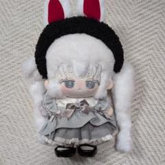 8#616 20cmぬい服(無属性) ハンドメイド サックス×WH 8#616 20cmぬい服(無属性) ハンドメイド サックス×WH - メルカリ